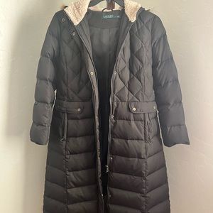 Ralph Lauren down parka petite large